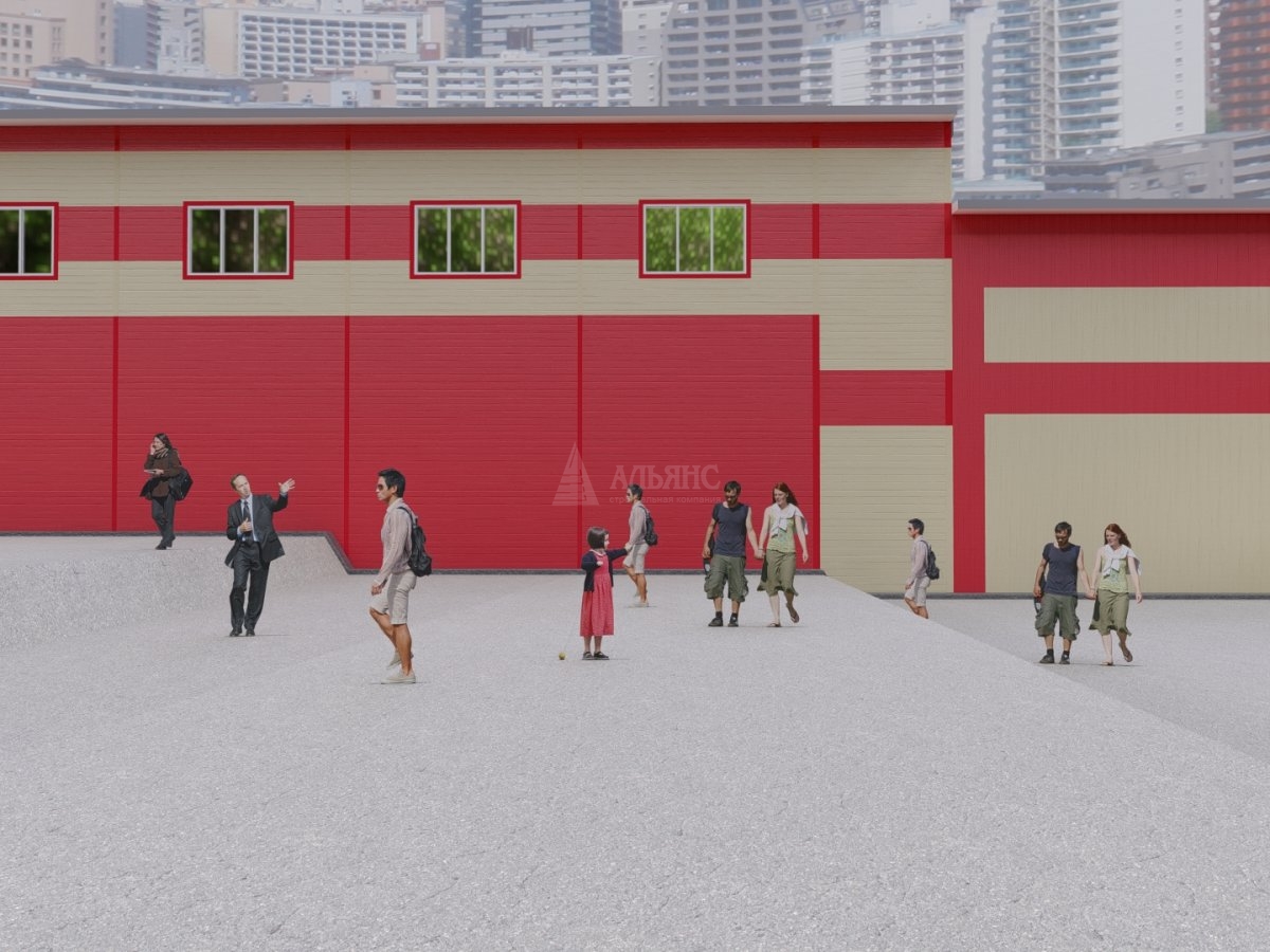 3D визуализация СТО из сэндвия-панеелей - фото 7