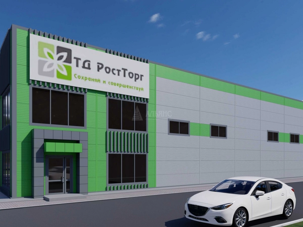 3D визуализация Магазин из сэндвич панелей - фото 5