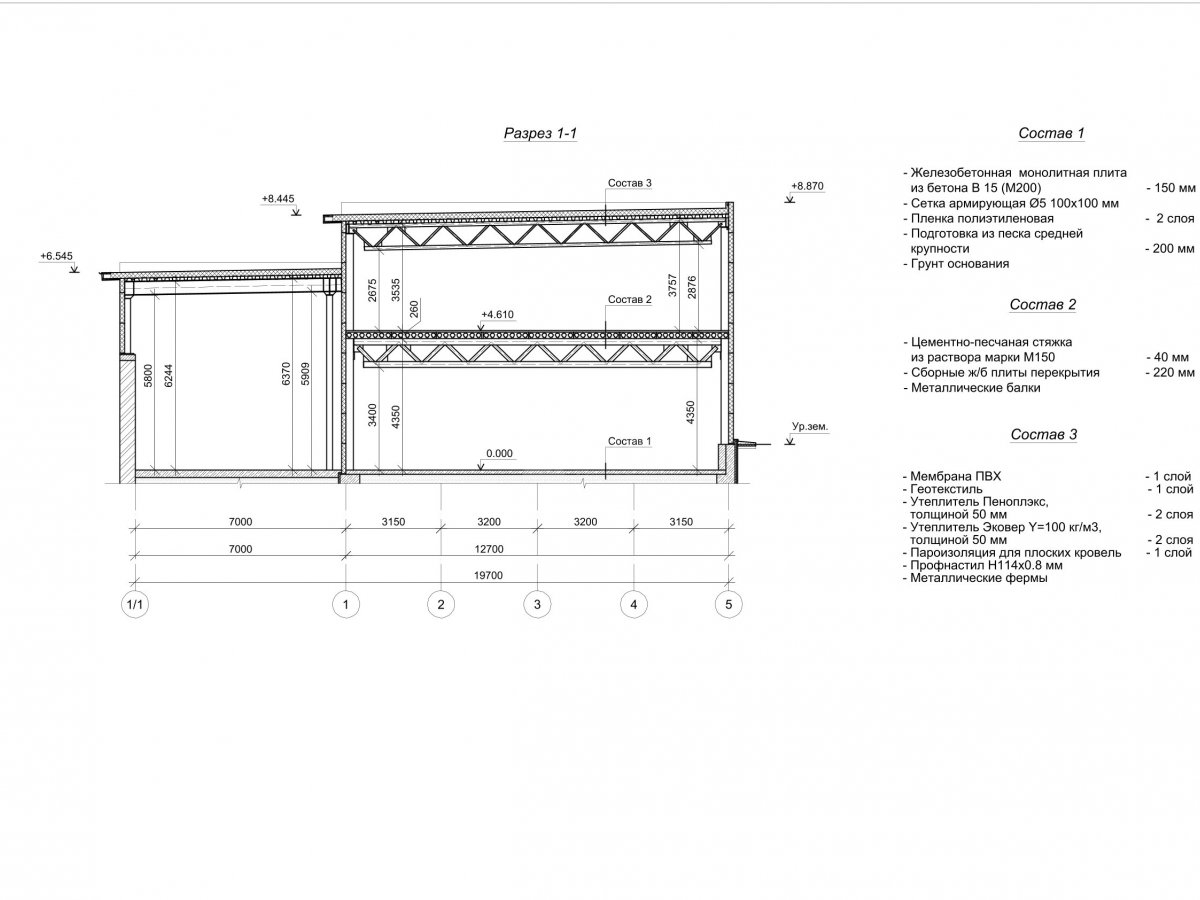 Планировка Магазины, ТЦ из сэндвич-панелей, павильоны из сэндвич панелей -  фото 3